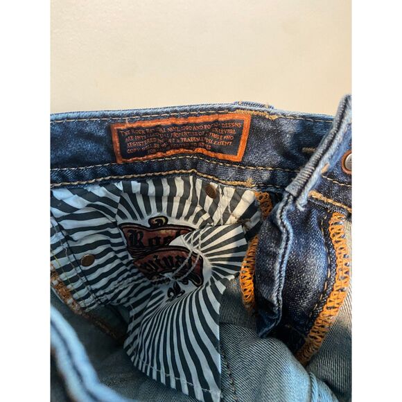 Marely Boot Stretch Jean ROCK REVIVAL Size 26 - Picture 7 of 9